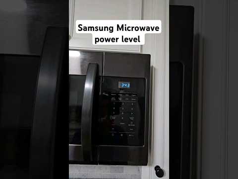 Samsung Microwave power level setting #samsungmicrowave #microwave #microwavepowerlevel #powerlevel