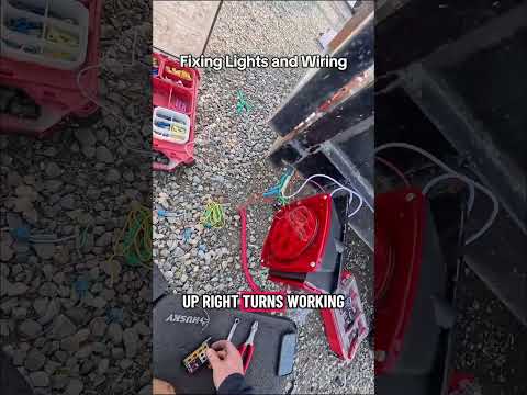 Fixing lights and wiring