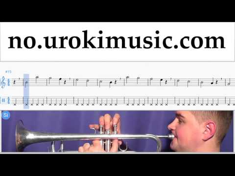 Trompet Kurs Lukas Graham - 7 Years Trening Studie Del 1 øvelser um-i935