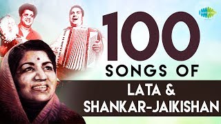 Top 100 Songs Of Lata &amp; Shankar-Jaikishan | लता एंड शंकर - जयकिशान  के 100 गाने | One Stop Jukebox