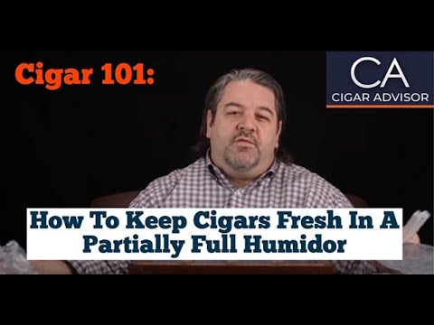 How to Keep Cigars Fresh in a Partially Full Humidor - Cigar 101