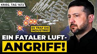 Massiver Angriff trifft ukrainische Metallurgie, Rüstungsindustrie, Ölraffinerie und Logistik!