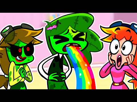 Help! We Moved in with a Zombie Family?! 😱 | Viv and Denny’s Spooky New Neighbors!