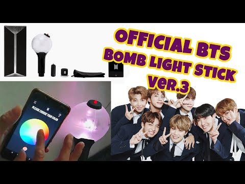 OFFICIAL BTS Lightstick Ver 3 Review / Unpacking