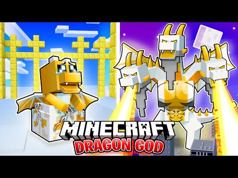 I Survived 100 Days as a DRAGON GOD in HARDCORE Minecraft!