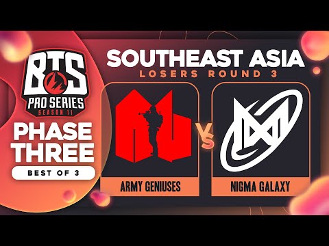 Army Geniuses vs NGX.SEA Game 1 - BTS Pro Series 11 SEA: Losers Round 3 w/ T-Panda & hairy_freak