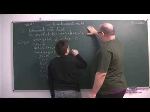 41. Test Matematica nr.7 - 10 probleme de cls a IV-a rezolvate