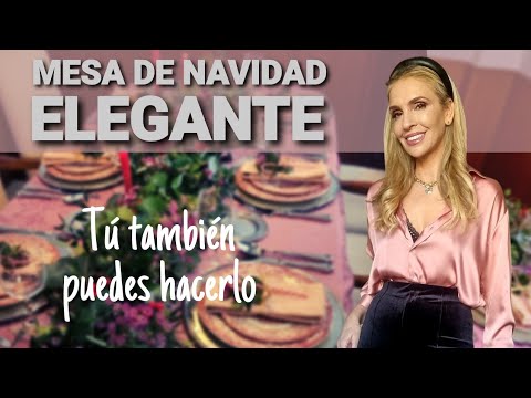 MESA NAVIDEÑA / Cómo poner una GUIRNALDA de CENTRO DE MESA | Decoración (Tu Asesora de Imagen y Moda