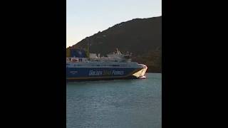 HSC Golden princess leaving Gavrio #ferries #goldenstarferries #highspeedship #androsisland