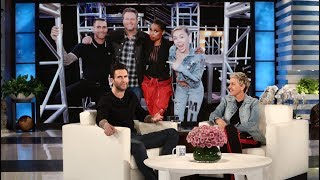 Adam Levine Gripes About Blake Shelton and Gwen Stefani&#39;s PDA