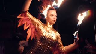 Circus Dance Stunts and Fire Entertainment