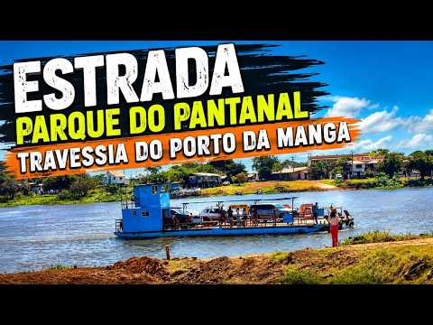 🚙🌿 CRUZANDO O PANTANAL NA FAMOSA ESTRADA PARQUE DO PANTANAL E O PORTO DA MANGA EM CORUMBÁ-MS! 🐊🌅