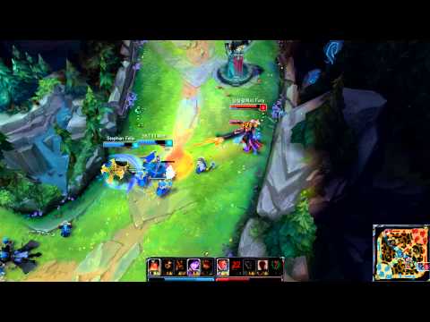 [LOL Epic] SG Fury Lucian 2 vs 1 Play