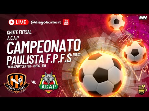 Chute Futsal vs A.C.A.P - Campeonato Paulista de Futsal da F.P.F.S - Categoria sub7