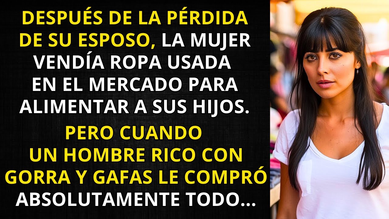 PERO CUANDO UN HOMBRE RICO CON GORRA Y GAFAS LE COMPRÓ ABSOLUTAMENTE TODO...