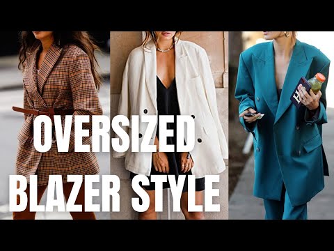 Oversized Double-Breasted Blazer Style Ideas. 2022...
