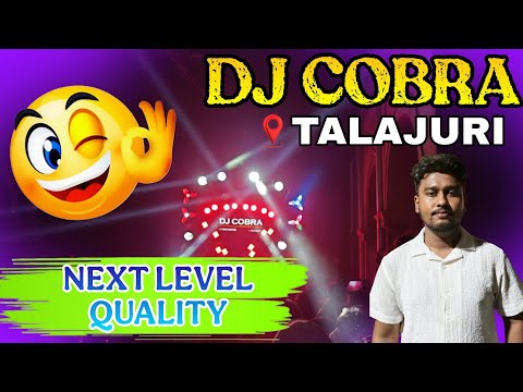 Dj Cobra ka next level road show at TalaJuri || next level lighting and quality 💥