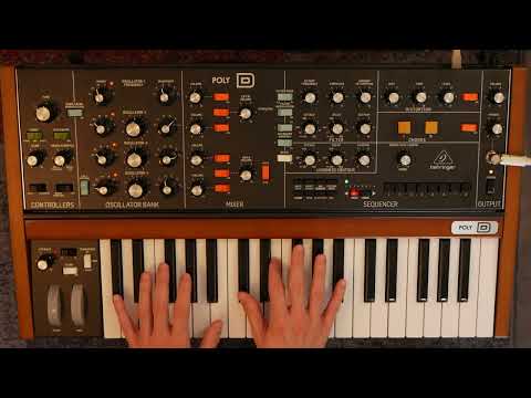 Thriller Bass sound on the Behringer Poly-D