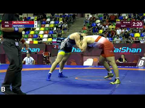 Qual. FS - 92 kg: A. WOJTACHNIO (POL) v. I. MATUHIN (GER)