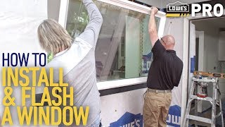 How To Install a Window  Lowes Pro How-To