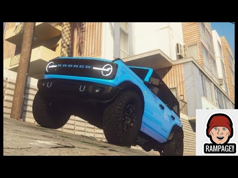 FORD BRONCO WILDTRAK COP CHASE (GTA 5) ADVENTURE 😁(EP.98) #4K #ROLEPLAY #NVE