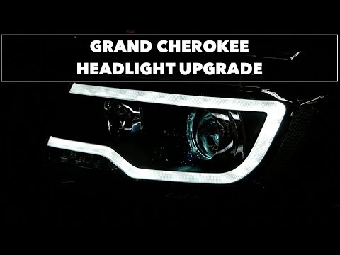 2011 Grand Cherokee // LED DRL Headlight Upgrade