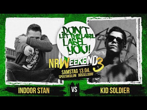 Indoor Stan vs Kid Soldier // DLTLLY RapBattle (NRWeekend3 // Düsseldorf) // 2019