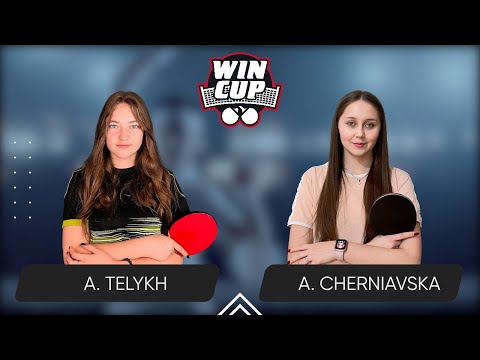 08:45 Anastasiia Telykh - Alina Cherniavska West 2 WIN CUP 08.03.2024 | TABLE TENNIS WINCUP