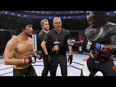 Bruce Lee vs. Rugaru - EA Sports UFC 2 - Epic Fight 👊🐉