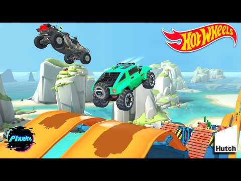 Hot Wheels Race Off Ultimate Set 7 New Cars