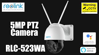 Reolink 523WA 5MP PTZ-Kamera Unboxing und Setup-Überprüfung