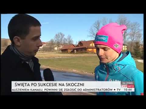 Jan Ziobro powrócił z Engelbergu (23.12.2013)