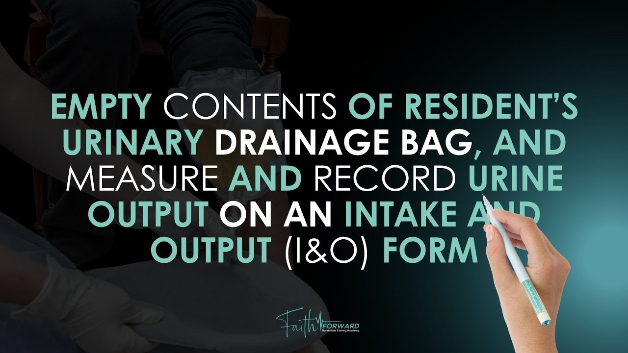 Measuring and Documenting Urinary Output -Prometric Guidelines