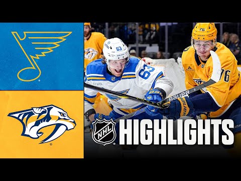 Nashville Predators 7 - St. Louis Blues 2