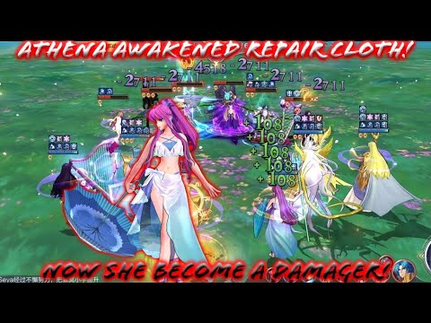 Saint Seiya: Awakening [CN] - Athena Awakening after Repair Cloth at CN Server! Become a Damager!