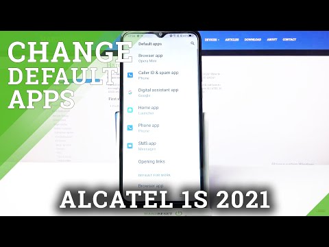 How to Change Default Apps on ALCATEL 1S 2021 – Manage Default Apps