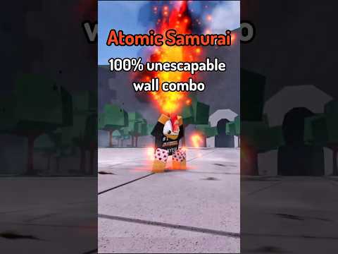 NEW atomic samurai 100% combo #roblox  #tsb  #thestrongestbattlegrounds #combo