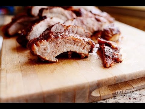 Ribs marinated in Coca-Cola. Recipes