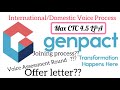 Final Round Voice Assessment Round Genpact Selection Process