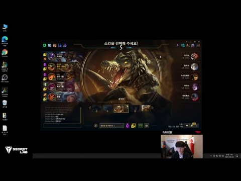 Faker Renekton  VS Cassiopeia |MID| Grand master|KR [Full Gameplay]