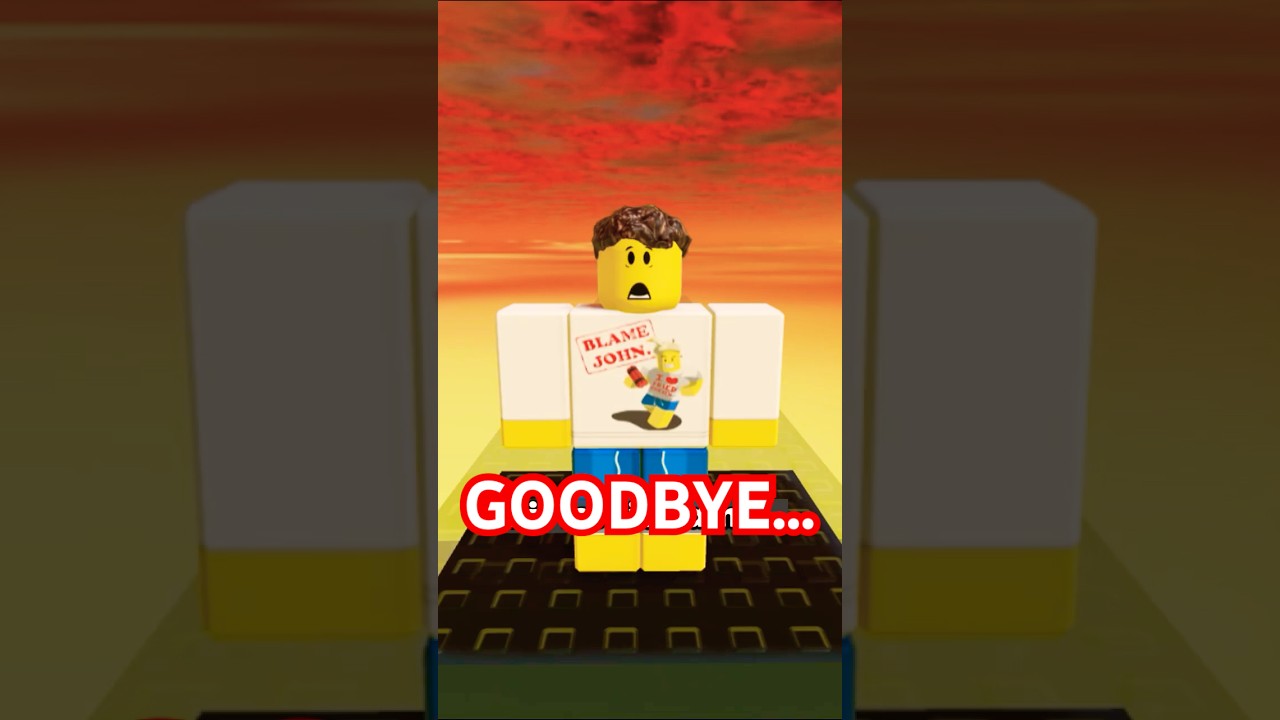 it’s gone roblox… 😟