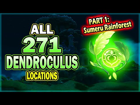 All 271 Dendroculus Locations - Part 1: Dharma Forest / Sumeru Rainforest (110 Dendroculus)
