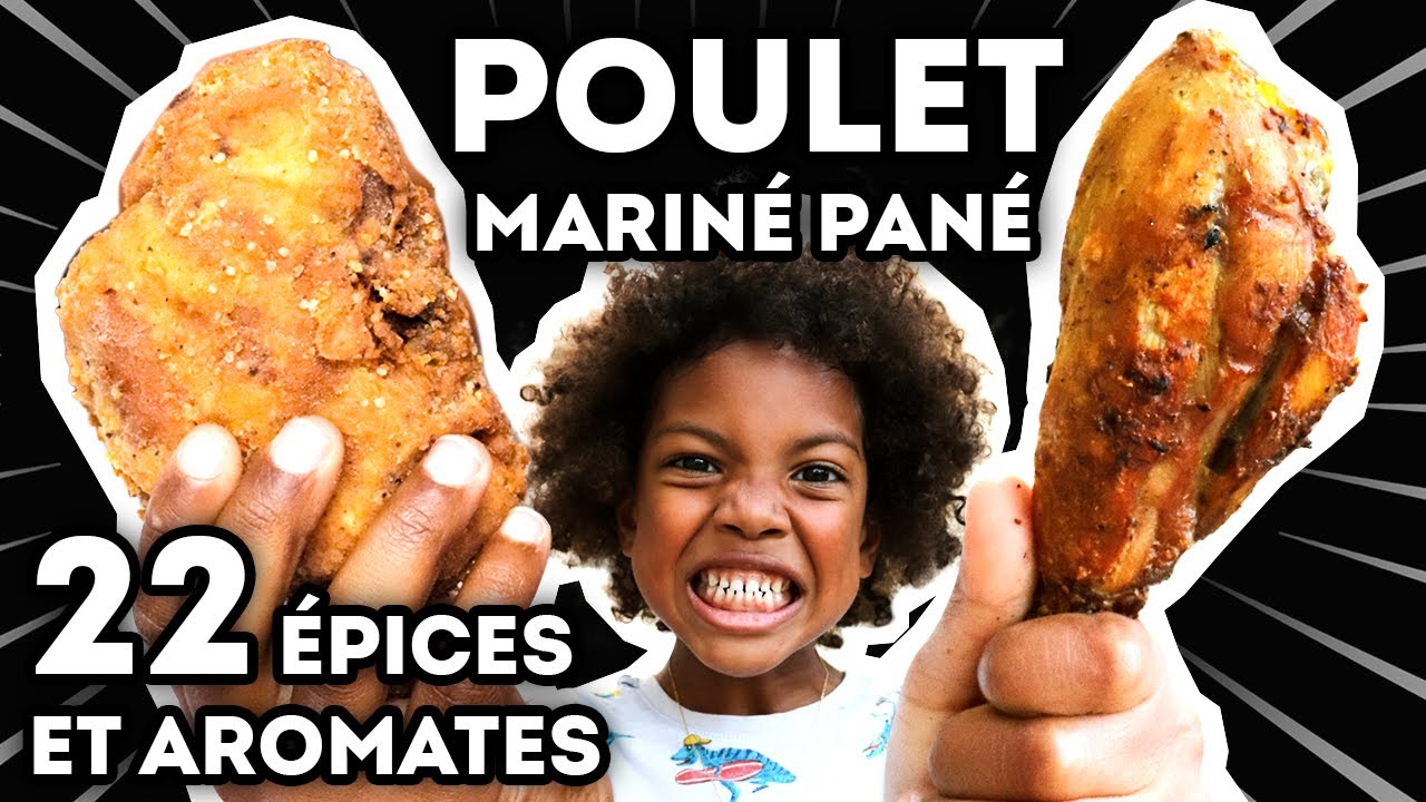 POULET MARINÉ PANÉ 🍗 aux 22 Épices