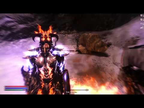 The Dragonborn vs The Ebony Warrior - Legendary - The Fire Within Build