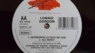 Lonnie Gordon ‎–  All Right