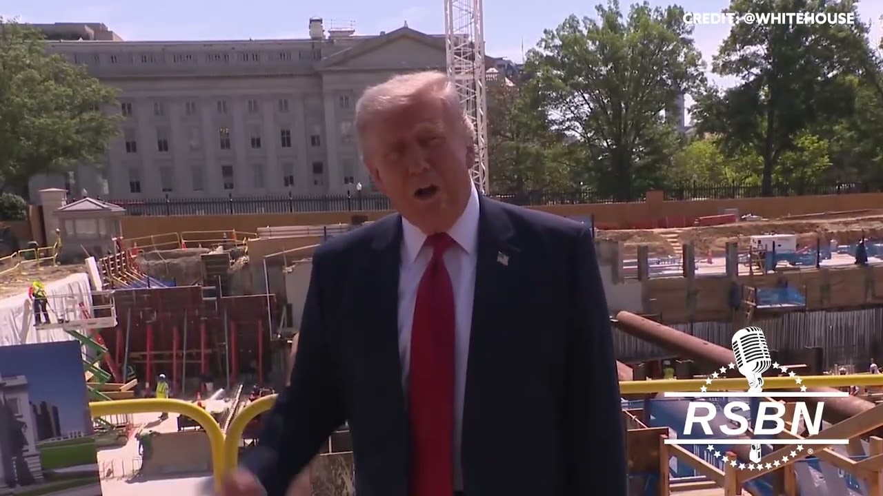 WATCH: "The Ballroom is a Shield" Trump on Military Assets Protecting the Ballroom - 05/19/26