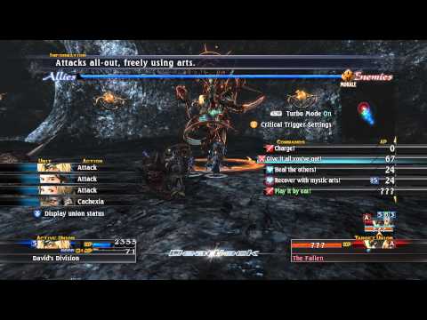 The Last Remnant - The Fallen fight BR 56 3 turns