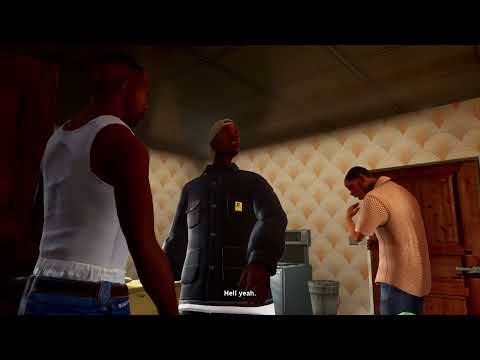 GTA San Andreas Definitive Edition Gameplay Walkthrough Part 6 - Cleaning The Hood