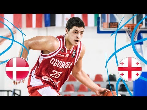Denmark v Georgia - Full Game - Class. 21-22 - FIBA U18 European Championship Division B 2018