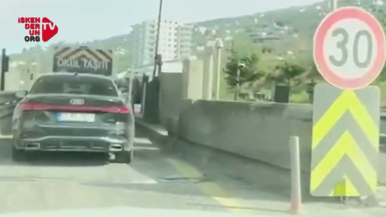 İskenderun’da Otoban Gişelerinde Kaza…